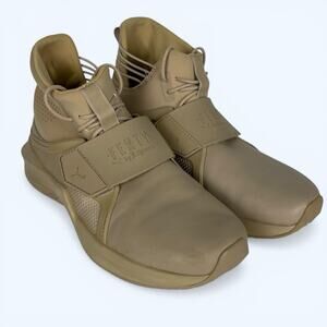 Puma Fenty By Rihanna Trainer Hi Sesame Womens Size 7.5 Sneakers Shoes Beige